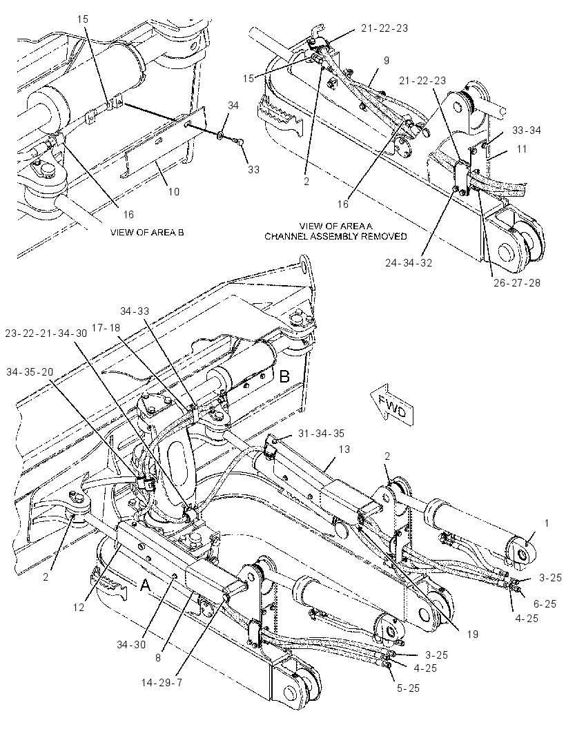 ANGLE AND TILT LINES GROUP 1879026 CAT