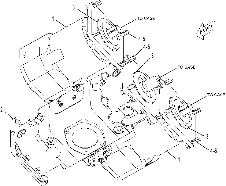 PUMP & MTG GP-IMPLEMENT 2447325 CAT