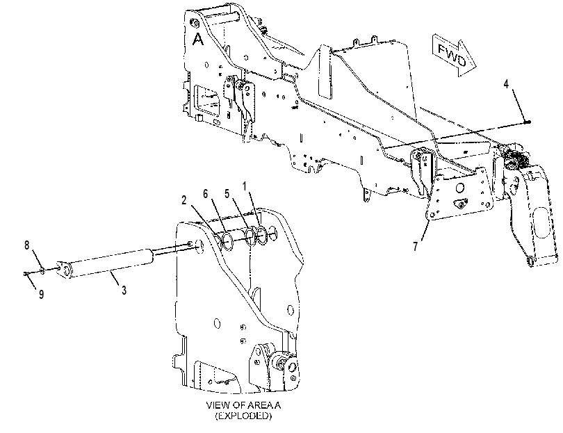 FRAME GP-MAIN 2512166 CAT