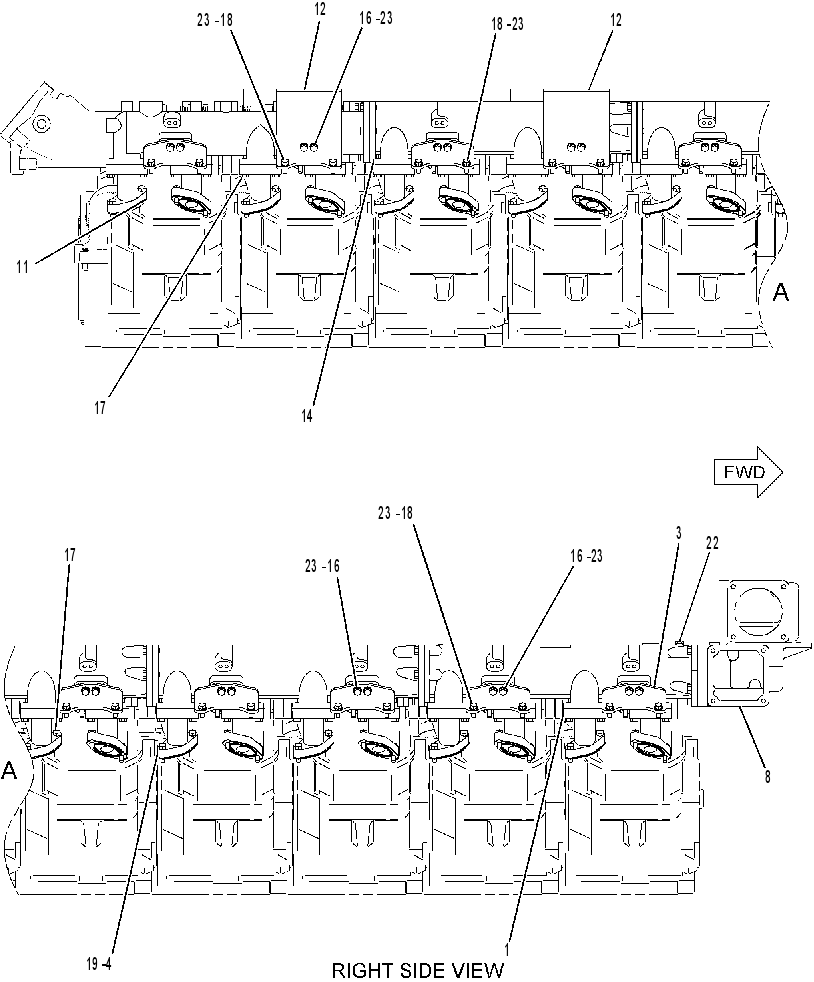 MANIFOLD GP-WATER 1908489 CAT