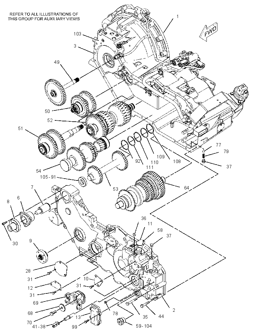 Трансмиссия 2162274 CAT