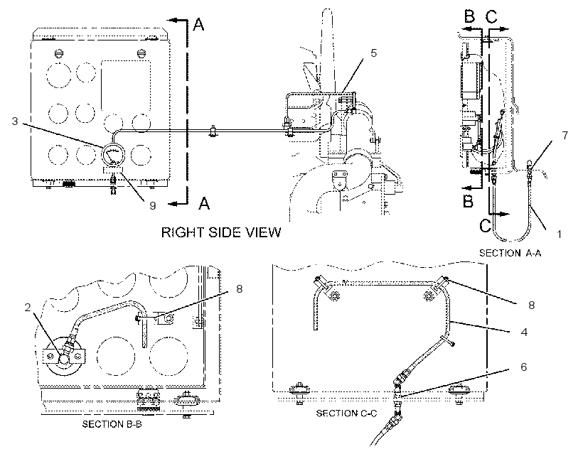 GAUGE GP-MANIFOLD PRESSURE 1308166 CAT