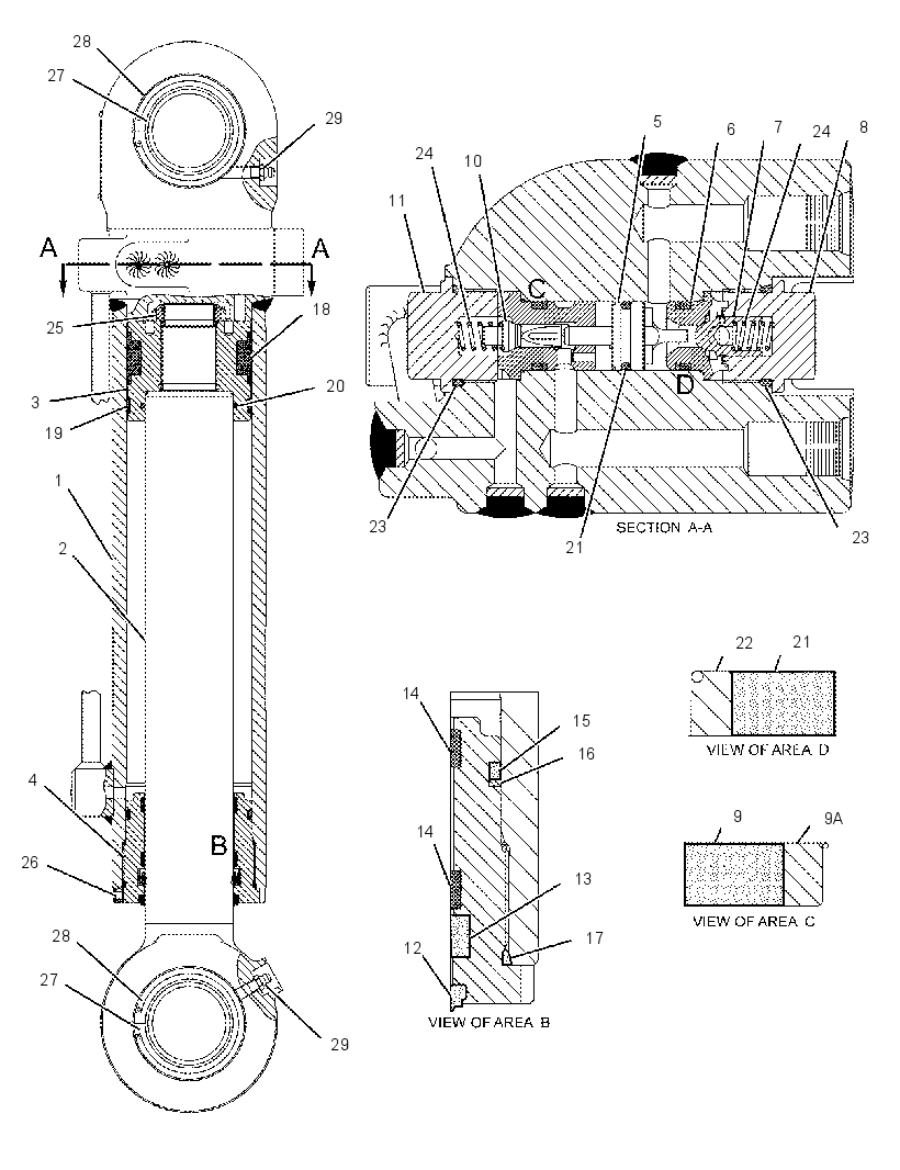 CYLINDER GP-BLADE 2527300 CAT