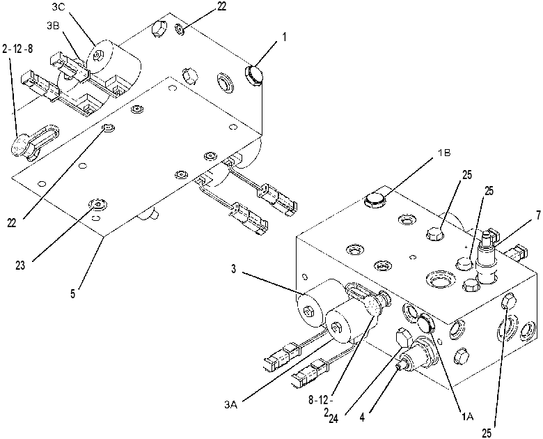 VALVE GP-MANIFOLD & RELIEF 2051670 CAT