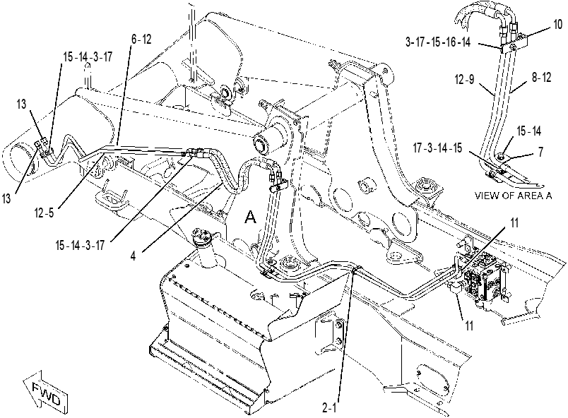LINES GP-LOADER AUXILIARY 2468478 CAT