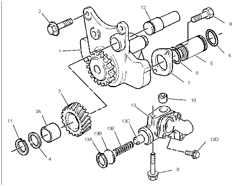 PUMP GP-GEROTOR 2163956 CAT