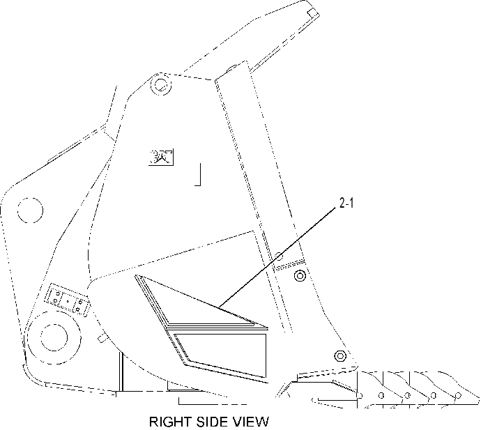 WING GP-BUCKET 8X0740 CAT