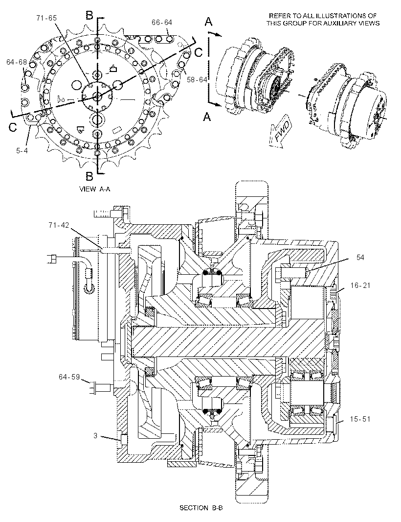 FINAL DRIVE & BRAKE GP 2235606 CAT