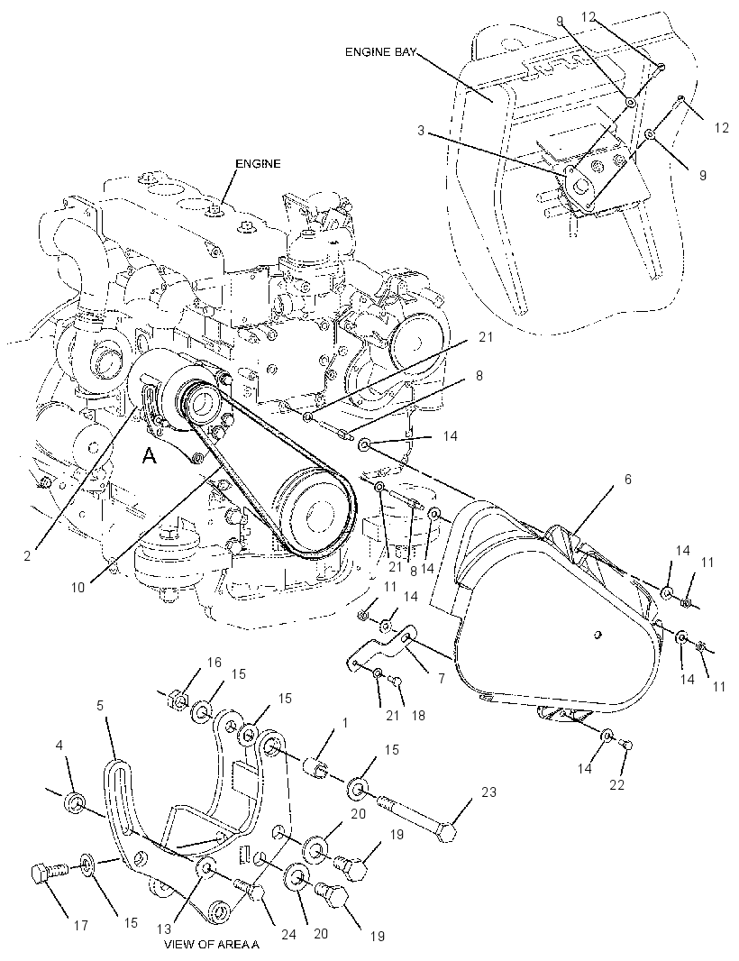Генератор зарядный 2151872 CAT