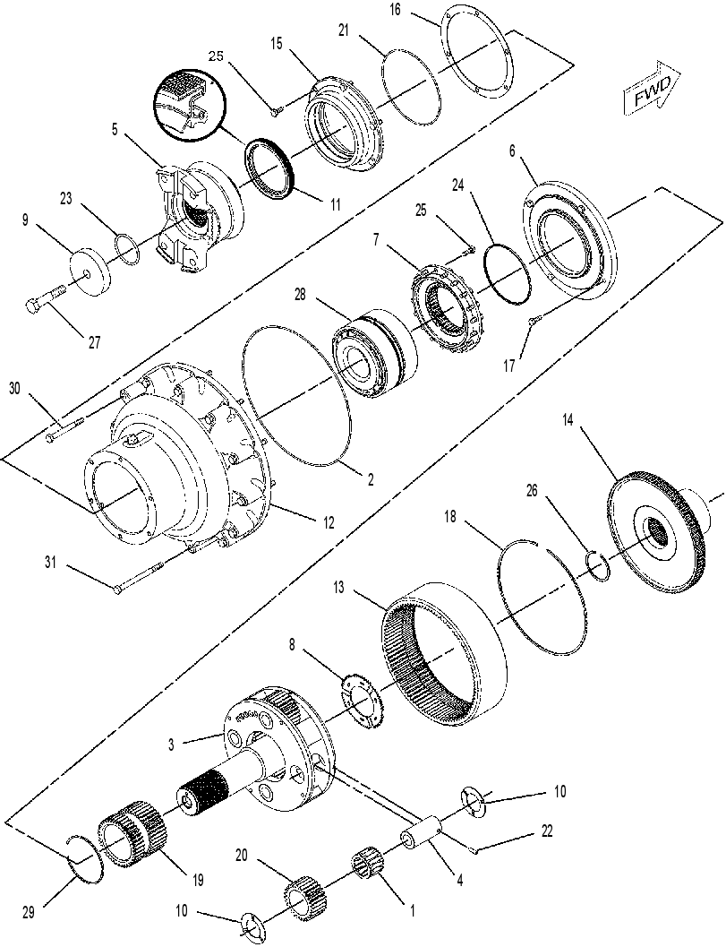 GEAR GP-INPUT TRANSFER 1714619 CAT