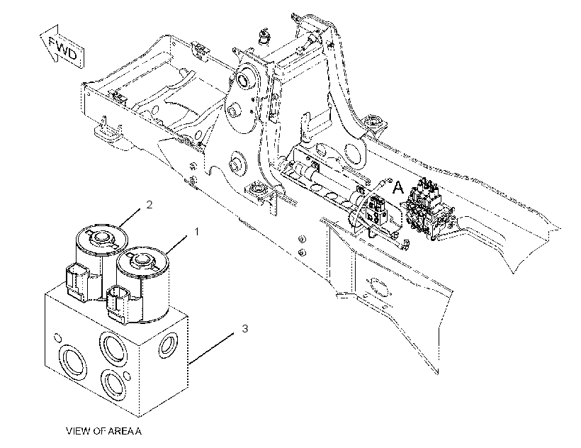 MANIFOLD GP-RIDE CONTROL 2458780 CAT