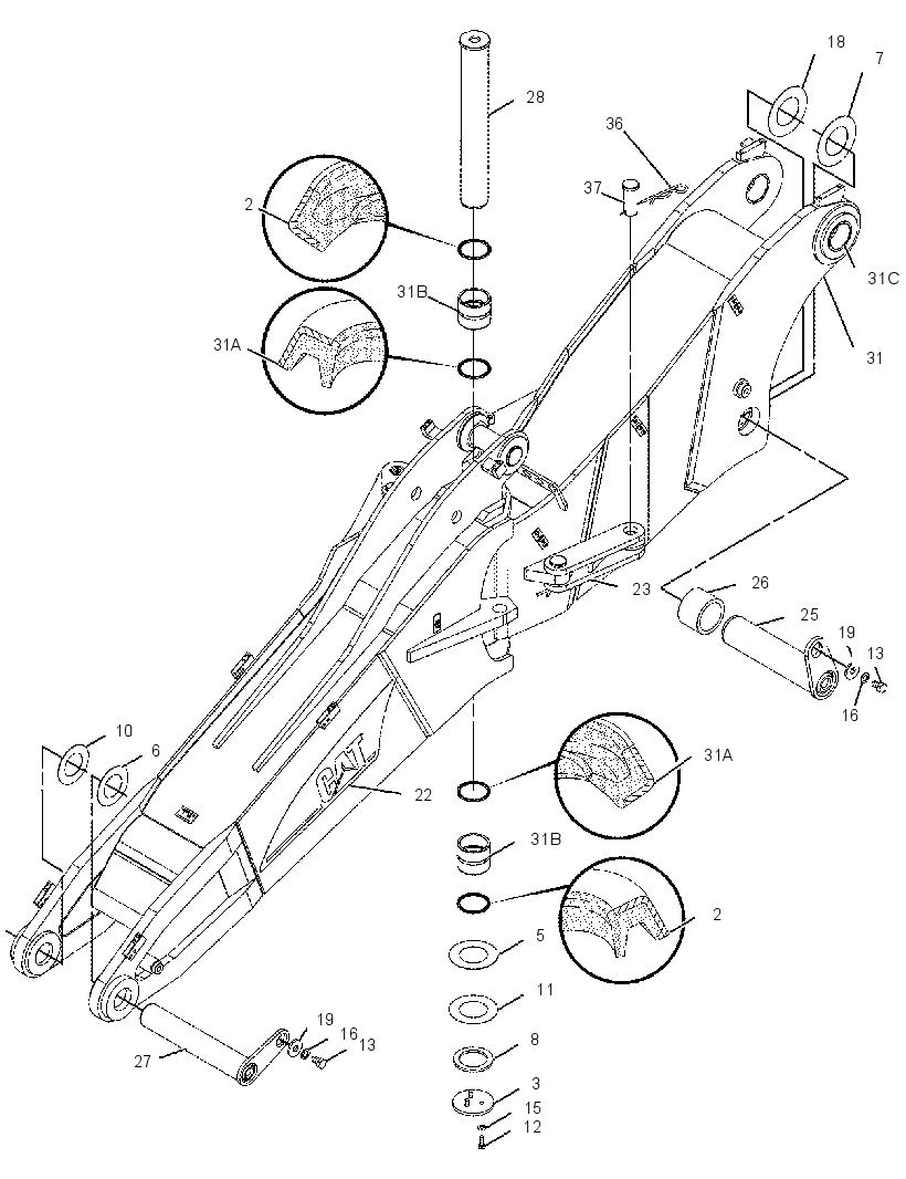 BOOM GP-OFFSET 2072152 CAT