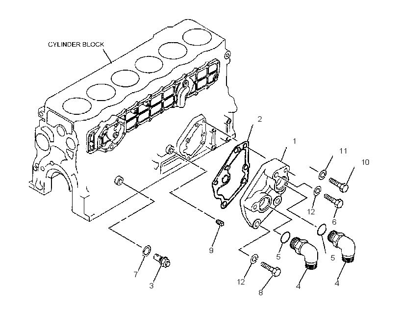 ADAPTER GP-REMOTE OIL FILTER 2228229 CAT
