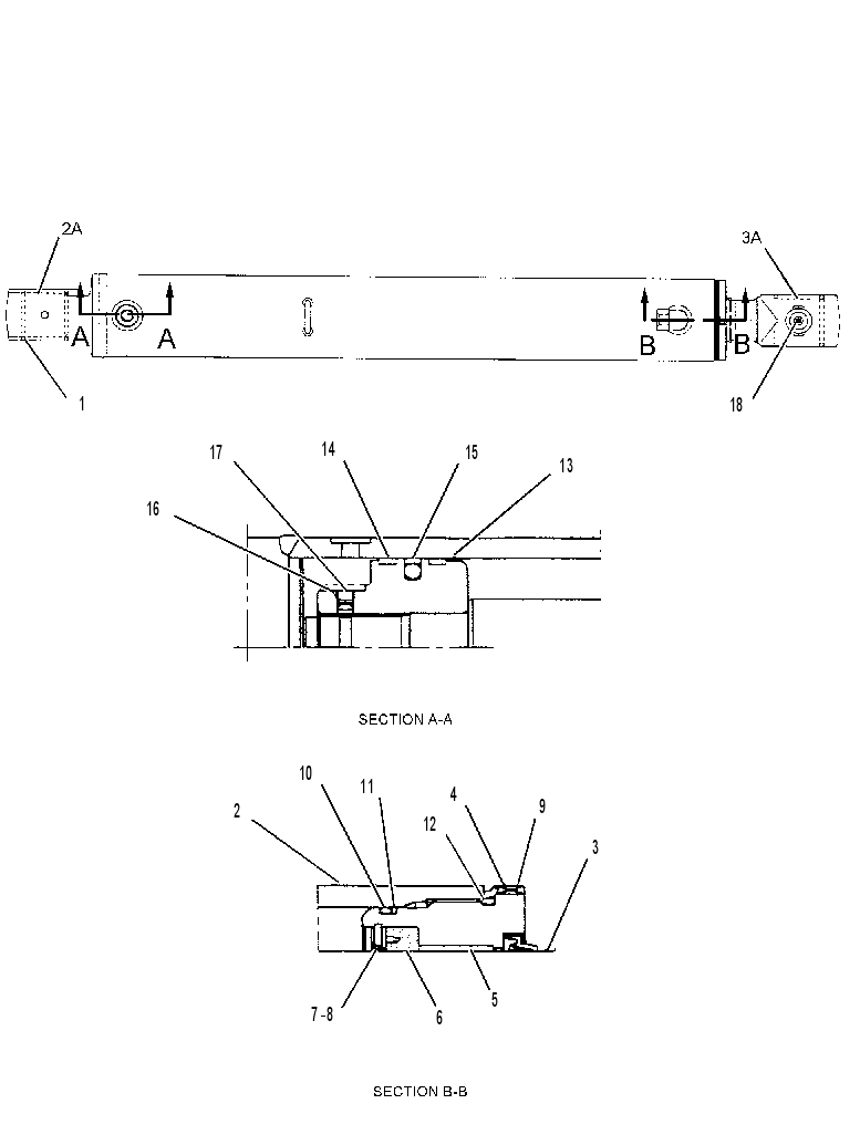 CYLINDER GP-SWING BOOM 2099617 CAT