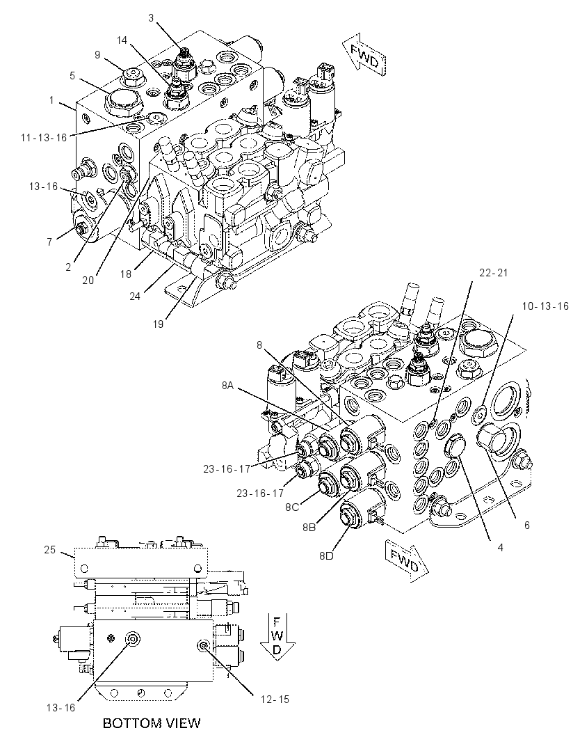 VALVE GP-COMBINATION 2503823 CAT
