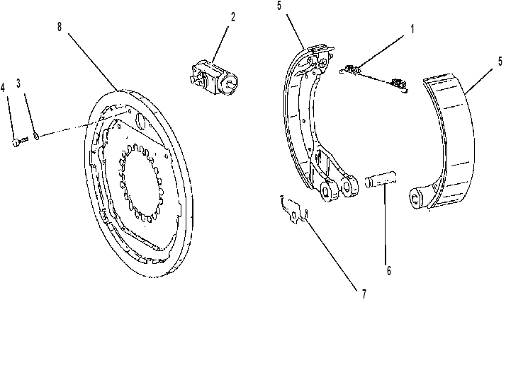 BRAKE GP-DRUM 1586333 CAT