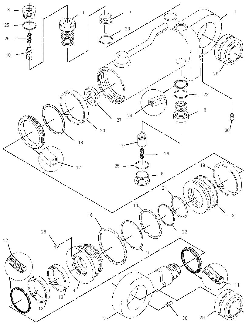 CYLINDER GP-BLADE 2527310 CAT