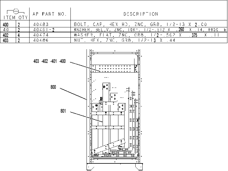 ENCLOSURE GP-POWER SUPPLY 2599049 CAT