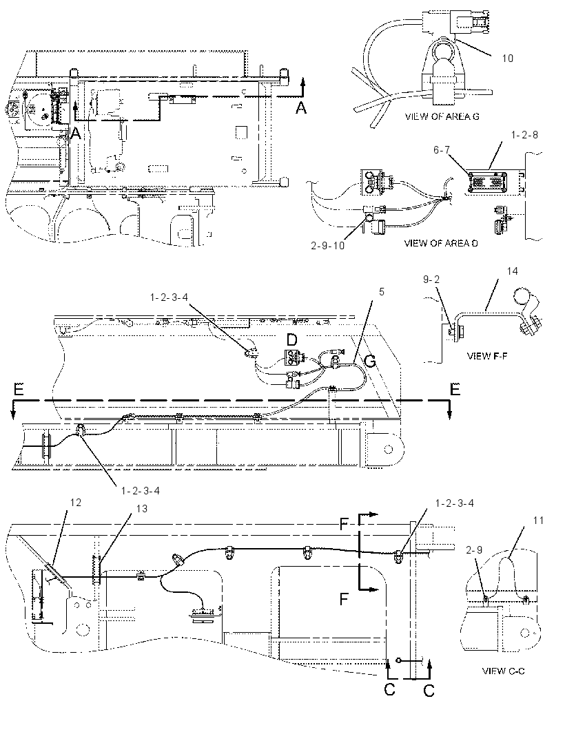 WIRING GP-CAB RISER 2380279 CAT