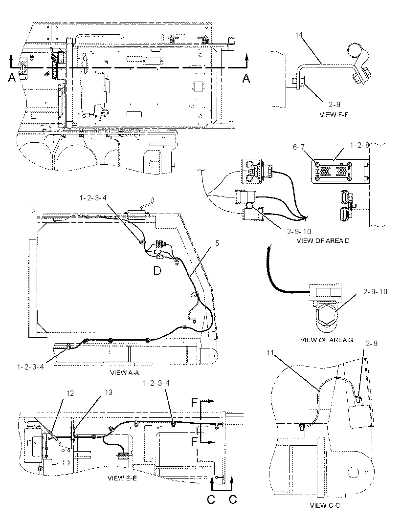 WIRING GP-CAB RISER 2380280 CAT