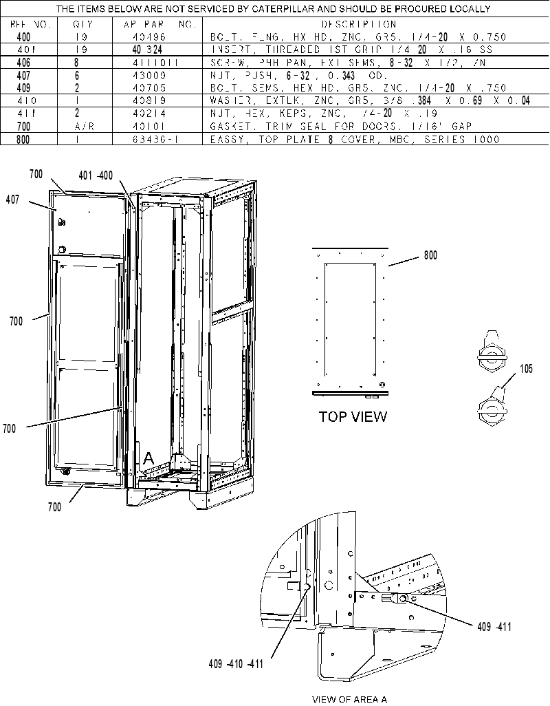 PANEL GP-POWER SUPPLY 2452762 CAT