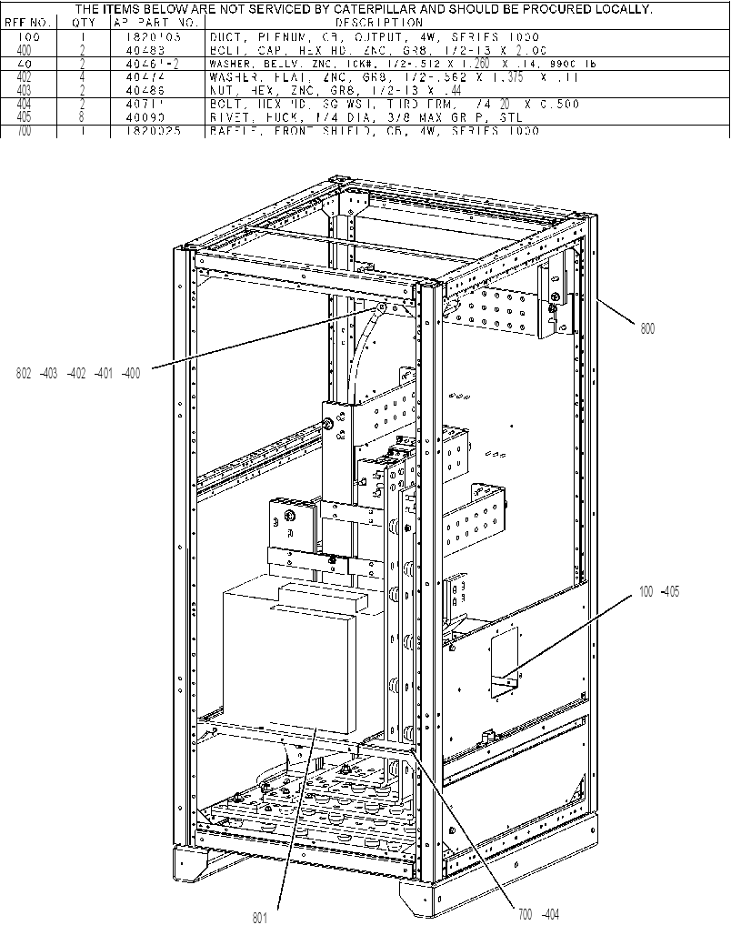 ENCLOSURE GP-POWER SUPPLY 2578454 CAT