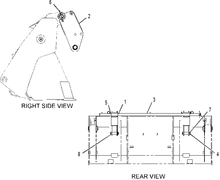 MOUNTING GP-FORK 2526005 CAT