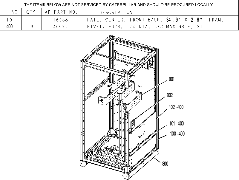 ENCLOSURE GP-POWER SUPPLY 2574951 CAT