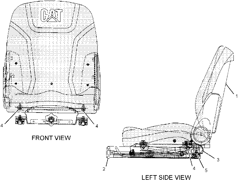 Сиденье 1946459 CAT