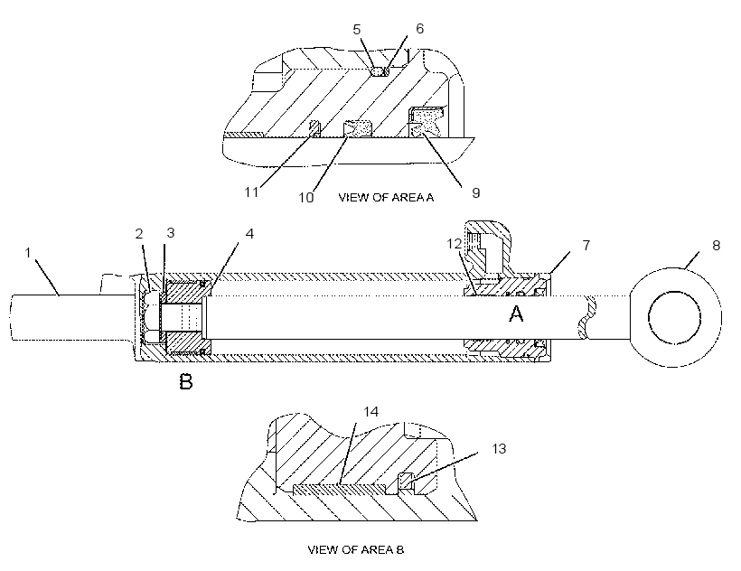CYLINDER GP-ARTICULATION 1376792 CAT