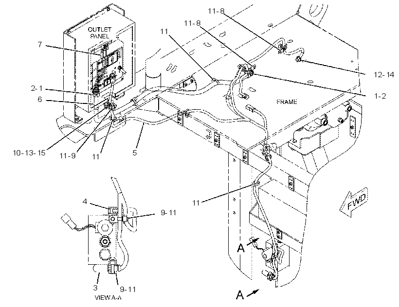 WIRING GP-HYDRAULIC GENERATOR 2158089 CAT