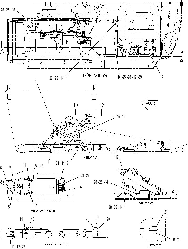 CONTROL GP-CAB TILT 2103038 CAT