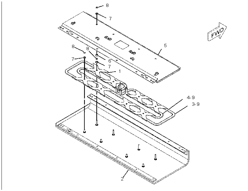 PLATE GP-SCREED 2501084 CAT