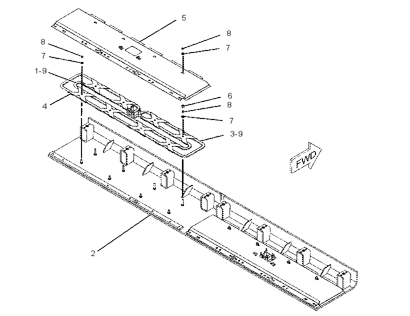 PLATE GP-SCREED 2501071 CAT