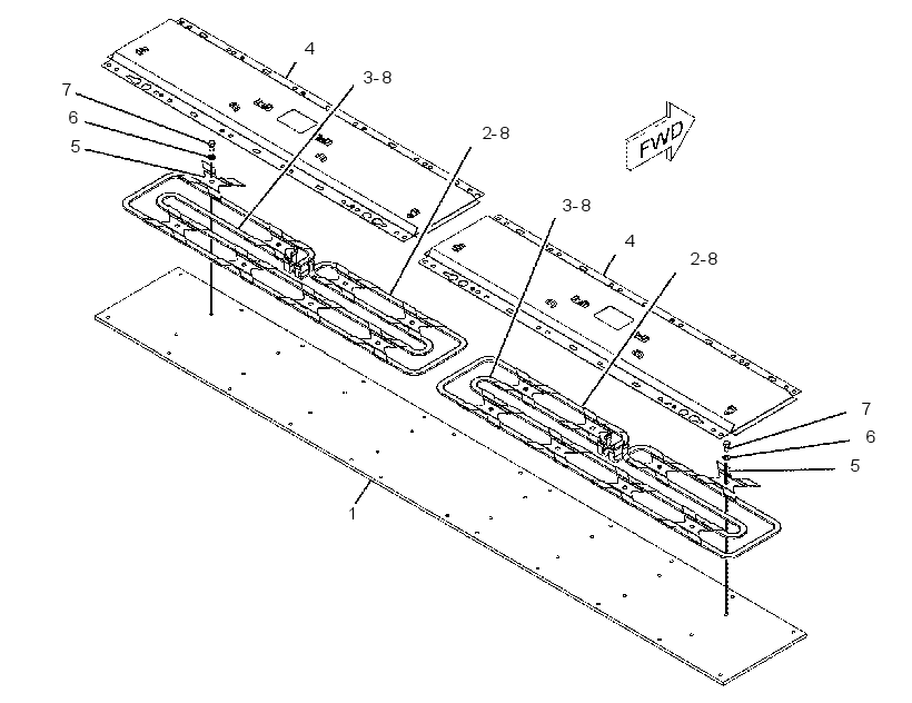 PLATE GP-SCREED 2496984 CAT