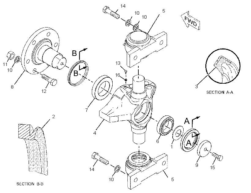 HITCH GP-OSCILLATING 2388476 CAT