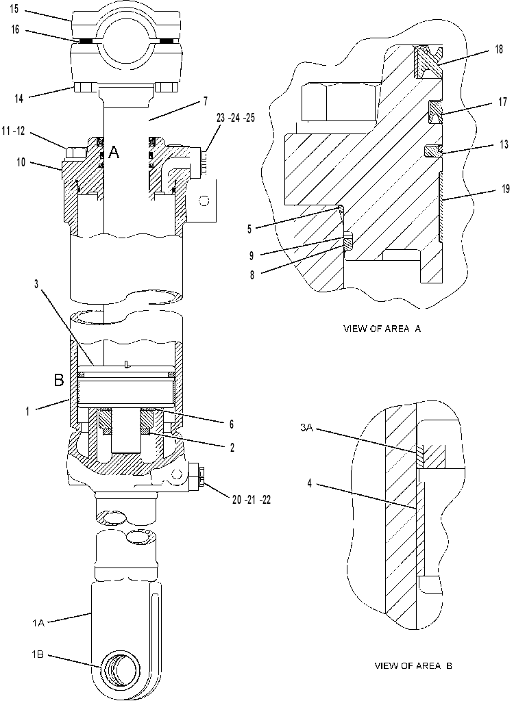 CYLINDER GP-DUAL TILT 1470708 CAT