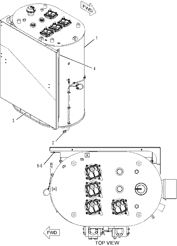 TANK & MTG AR-HYDRAULIC 1790563 CAT