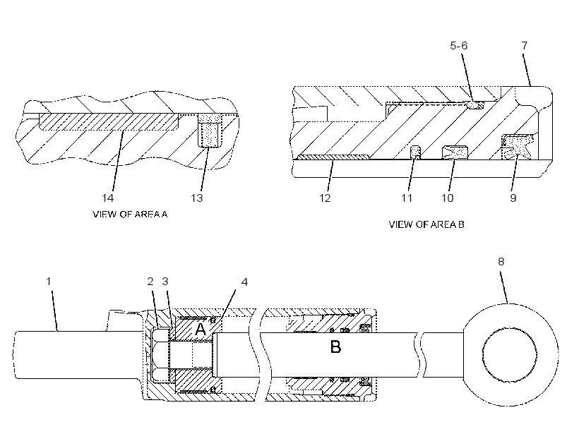 CYLINDER GP-ARTICULATION 1376790 CAT
