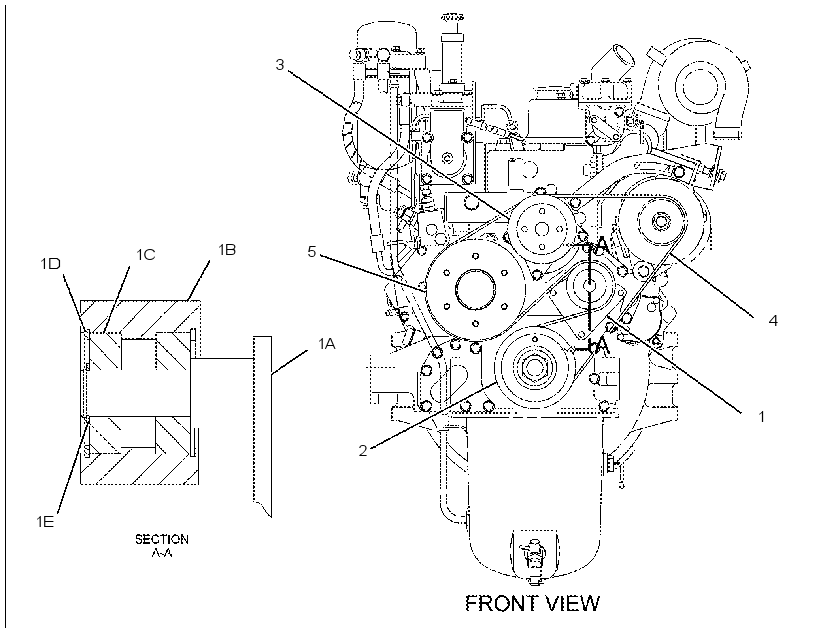 PULLEY GP-ENGINE 2552883 CAT