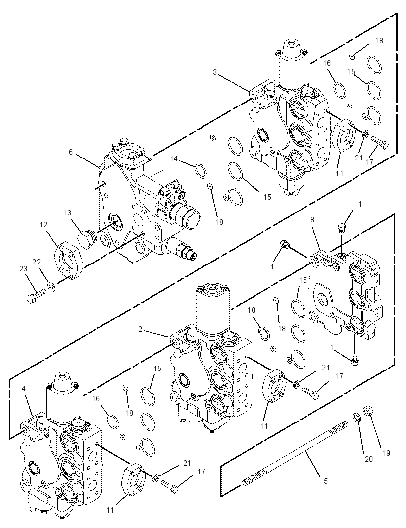 Клапан (секция 3) 1656080 CAT
