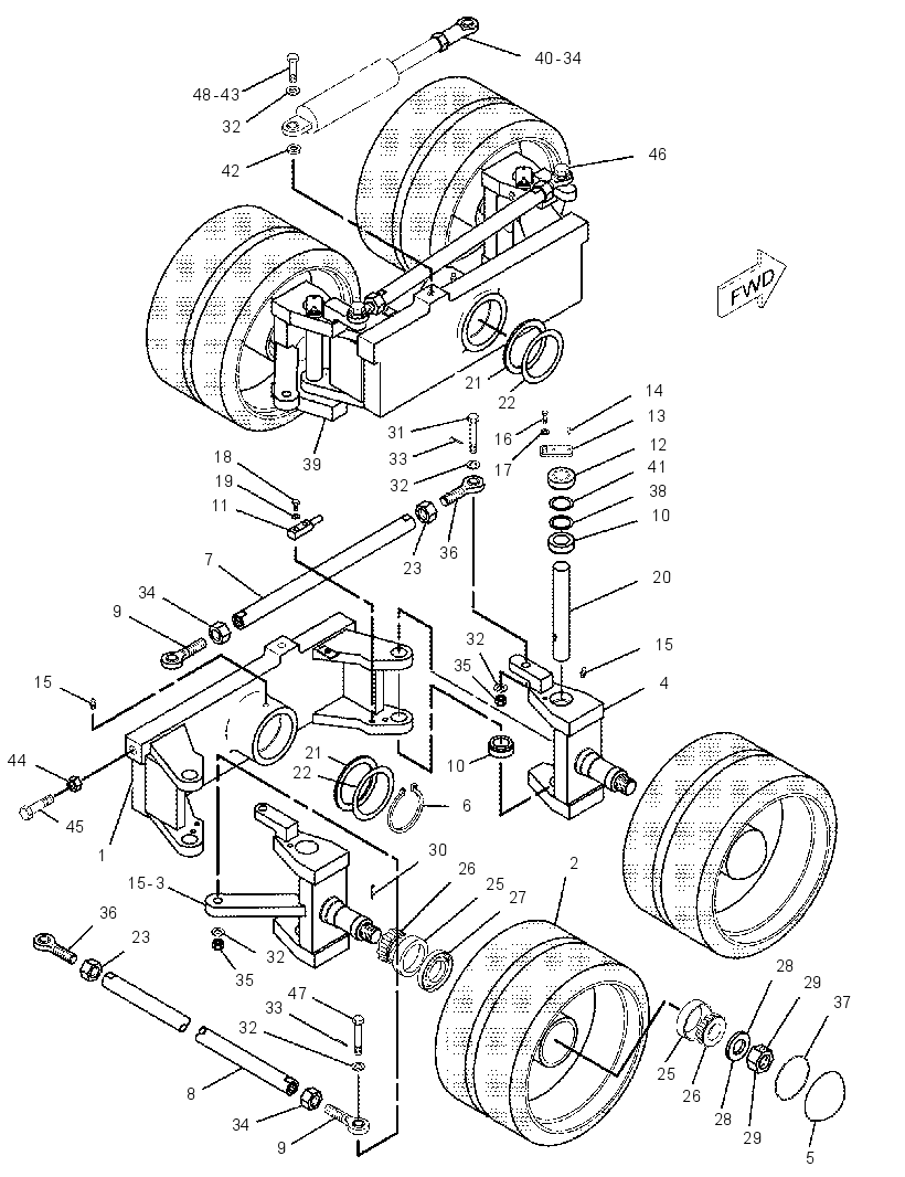 BOGIE GP 1135387 CAT