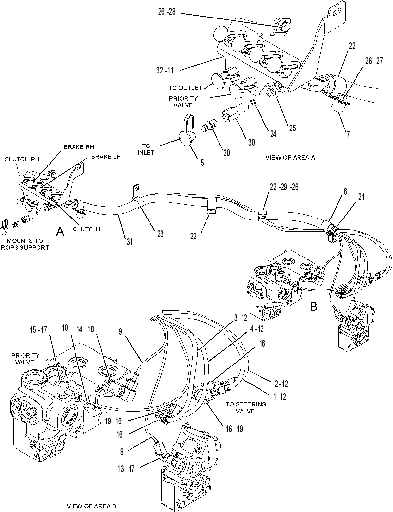 Трубопроводы диагностические 1985178 CAT