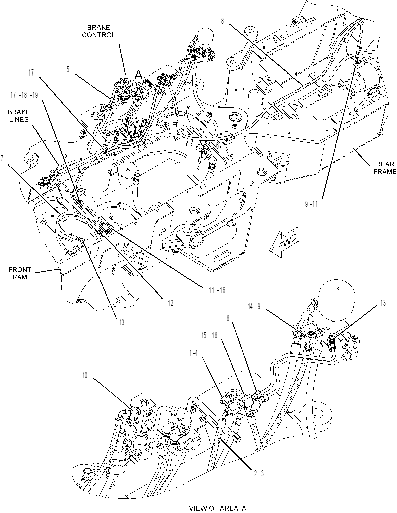 LINES GP-DIFFERENTIAL LOCK 2526547 CAT
