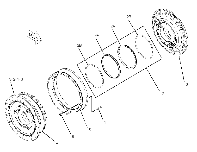 FINAL DRIVE & BRAKE GP 2392085 CAT