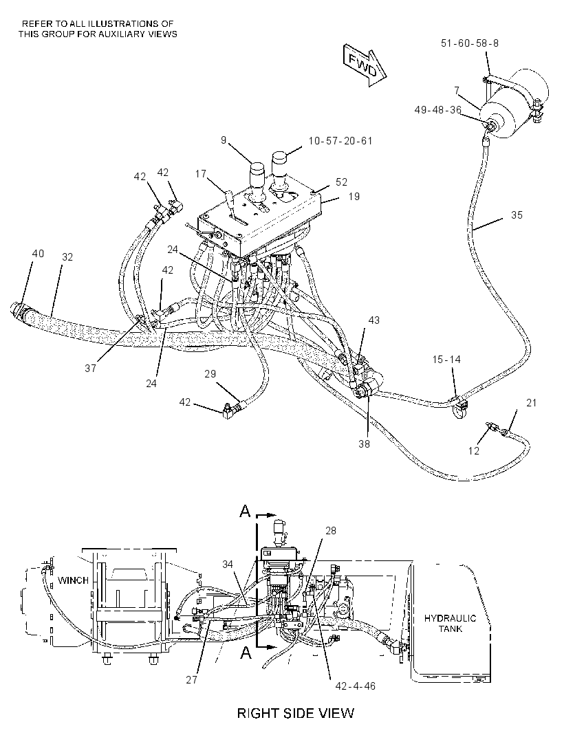 Трубопроводы управляющие 1986958 CAT