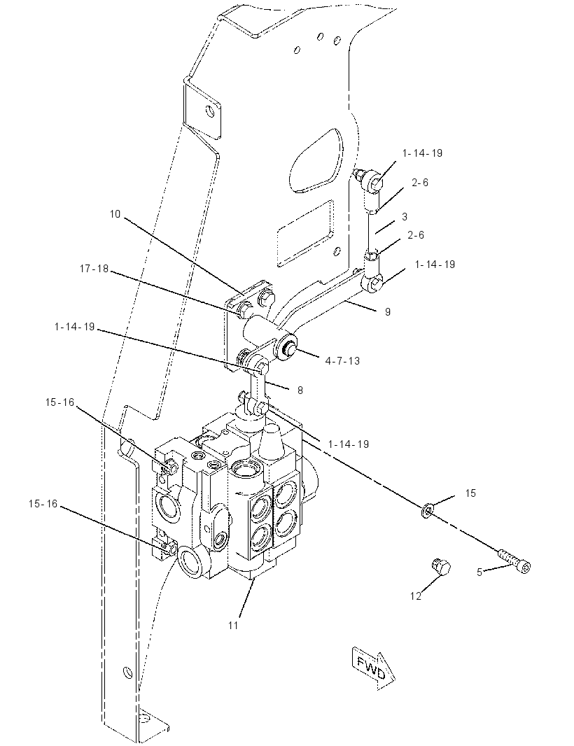 CONTROL GP-STEER & DECK BLADE 2526555 CAT