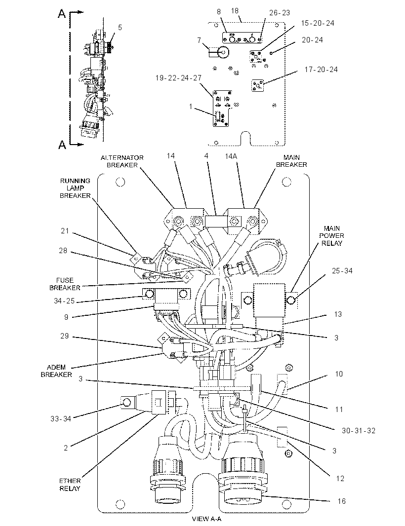 WIRING GP-RELAY PANEL 1906089 CAT