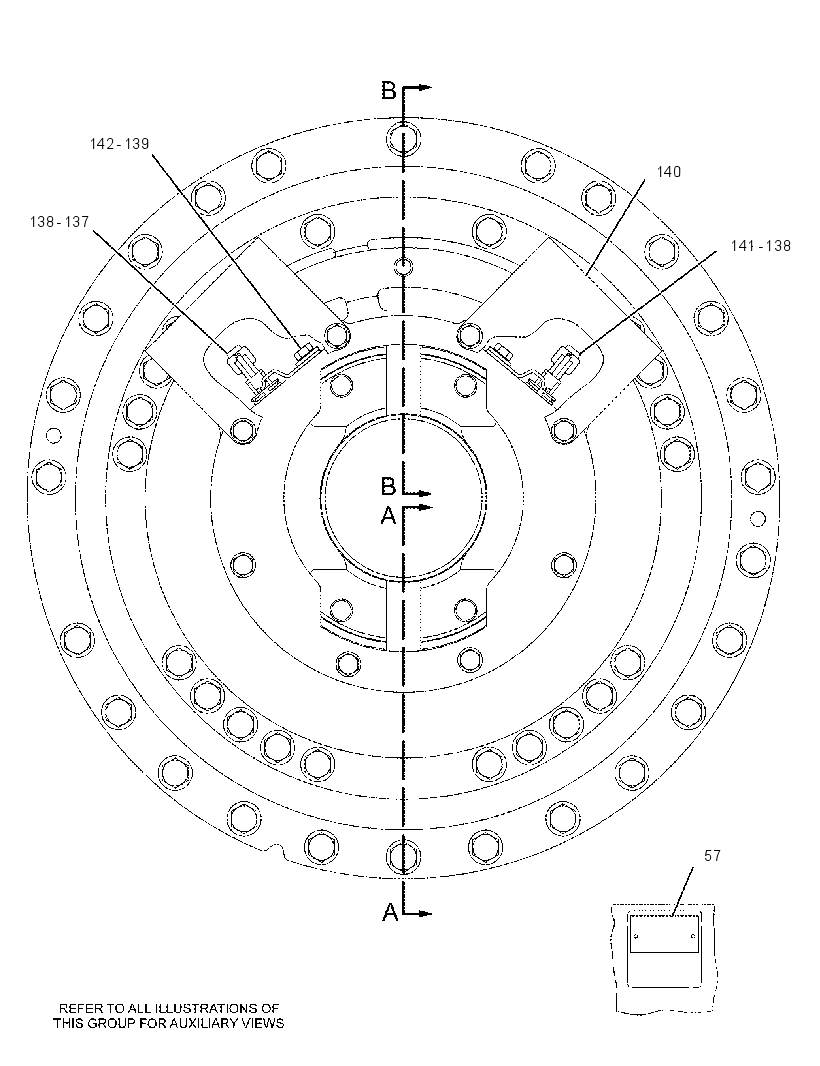 Планетарная передача трансмиссии 1460192 CAT