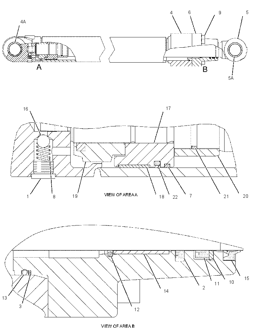 Цилиндр рукояти 1586388 CAT